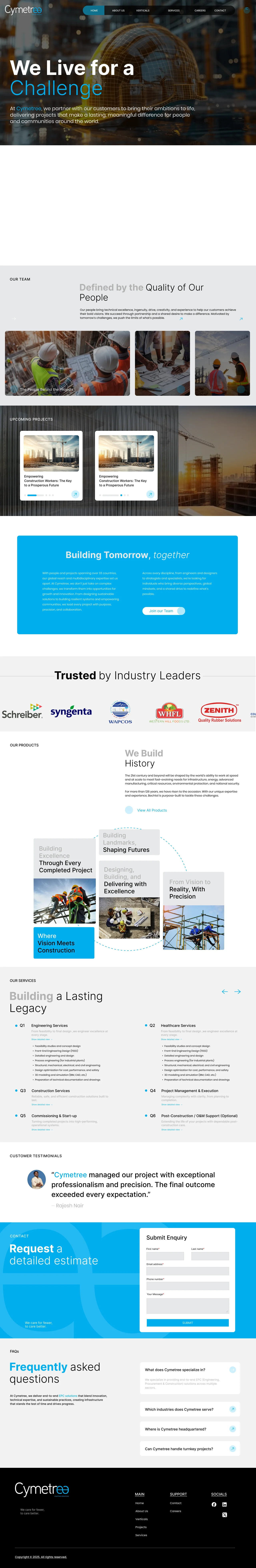 Cymetree desktop full page